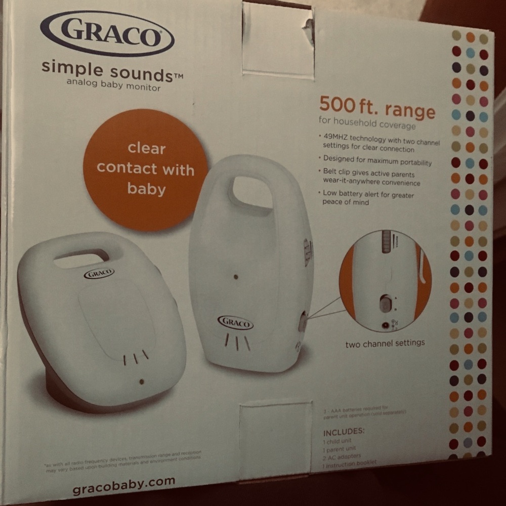 Baby monitor speaker set